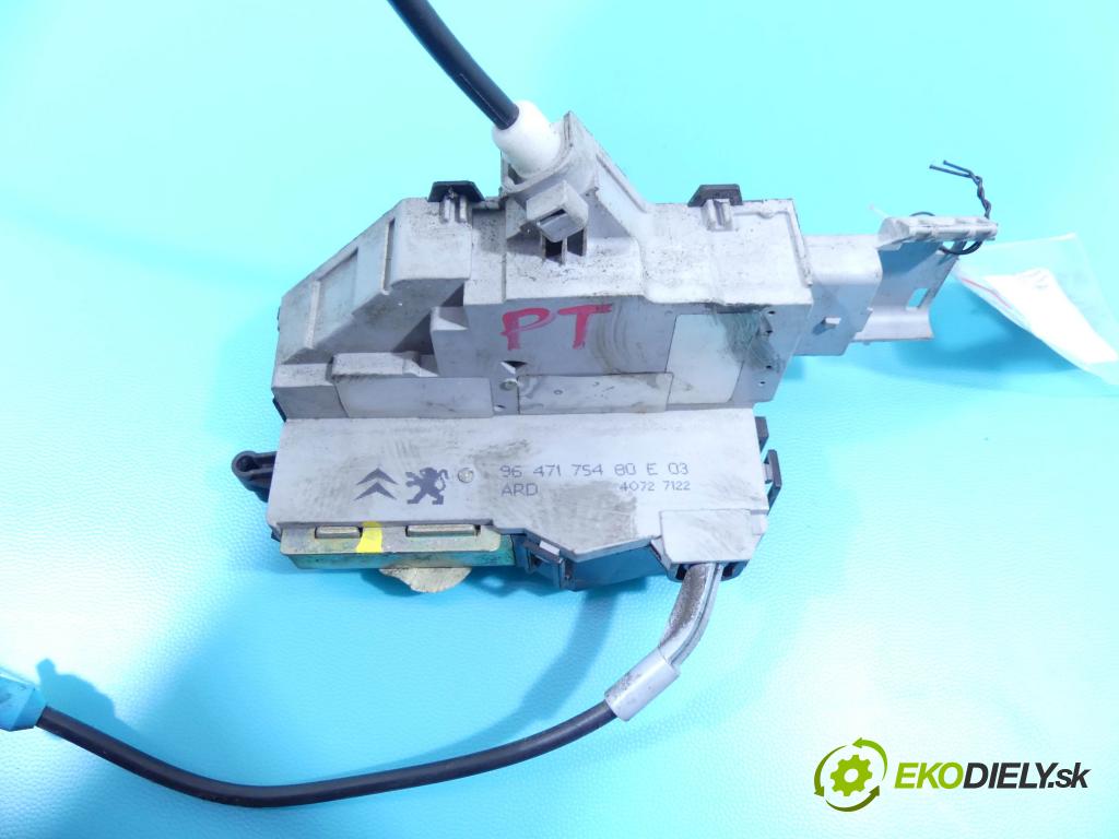 Citroen C4 I 2004-2011 1.4 16v 88 hp manual 65 kW 1360 cm3 5- zámek zadní pravý 9647175480