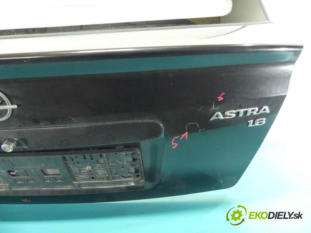 Opel Astra II 1998-2009 1.6 75 hp manual 55 kW 1598 cm3 5- zadní kufrové dveře  (Zadní kapoty)