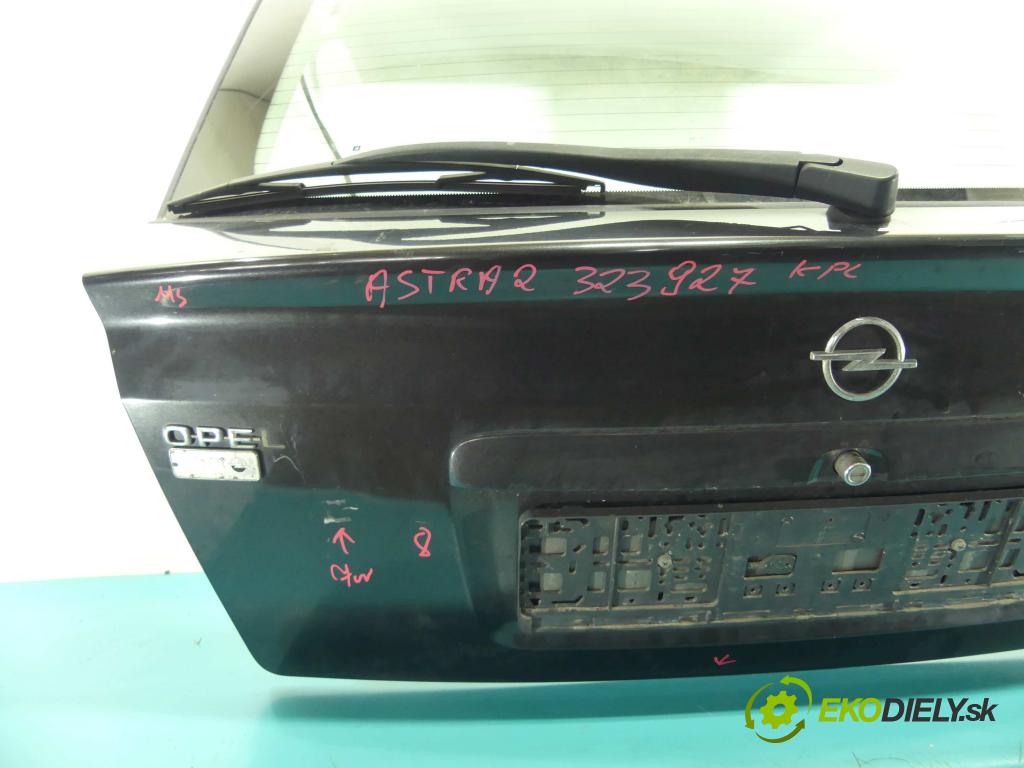 Opel Astra II 1998-2009 1.6 75 hp manual 55 kW 1598 cm3 5- zadní kufrové dveře  (Zadní kapoty)