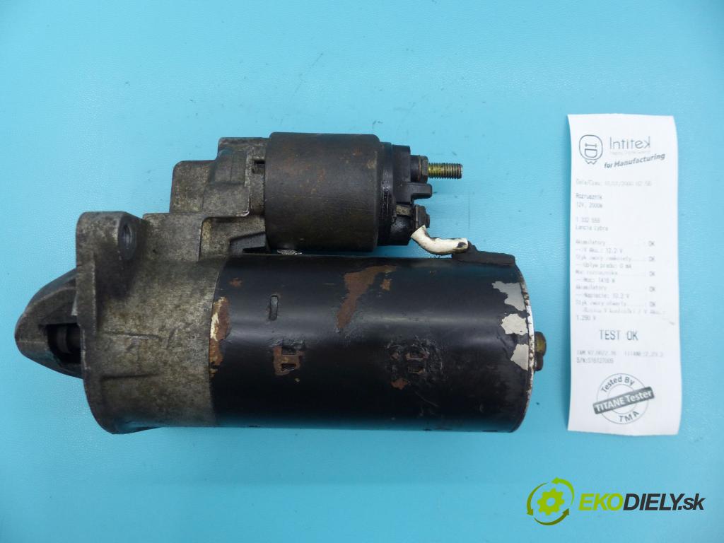Lancia Lybra 1.9 jtd 116 HP manual 85 kW 1910 cm3 5- štartér 0001109030 (Štartéry)