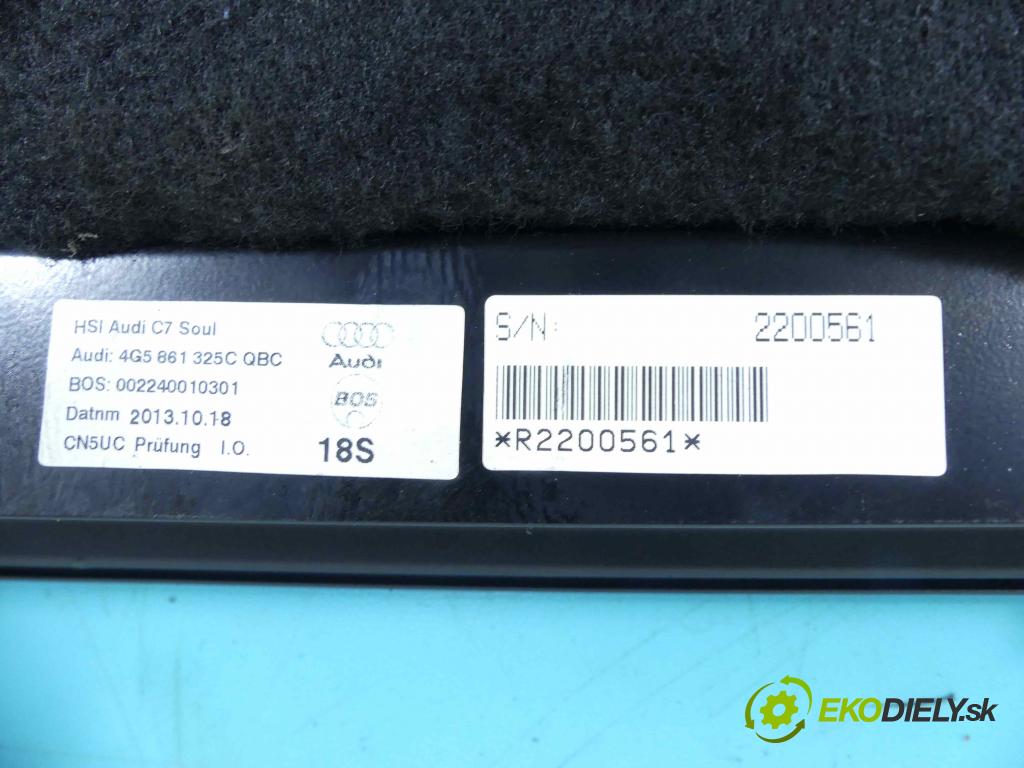 Audi A6 C7 2011-2018 2.0 TFSI 211KM automatic 155 kW 1984 cm3 4- roleta 4G5861325C (Rolety kufra)