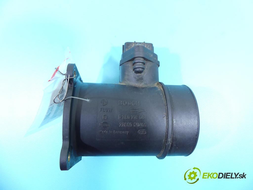 Nissan Primera P12 2001-2007 1.8 16v 116 HP manual 85 kW 1769 cm3 5- průtokoměr: 0280218094 (Váhy vzduchu)