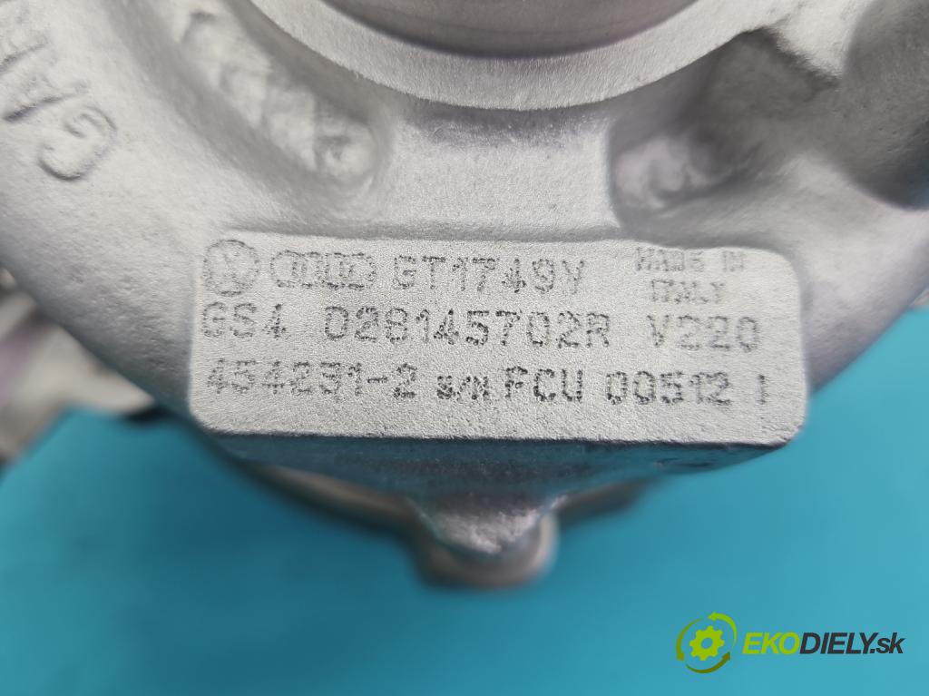 Vw Passat B5 1995-2005 1.9 tdi 101 HP manual 74 kW 1896 cm3 5- turbodúchadlo, turbo repasovaná 454231-2