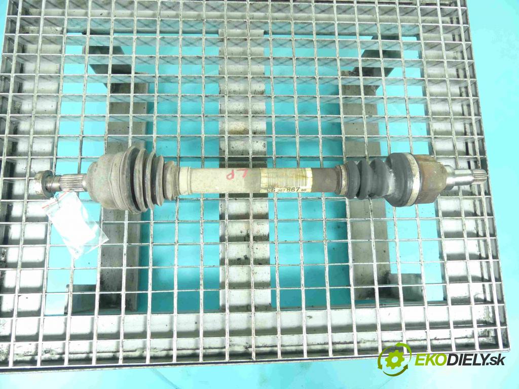 Citroen C4 I 2004-2011 1.4 16v 88 HP manual 65 kW 1360 cm3 5- poloos ľavé 9636786780 (Poloosy)