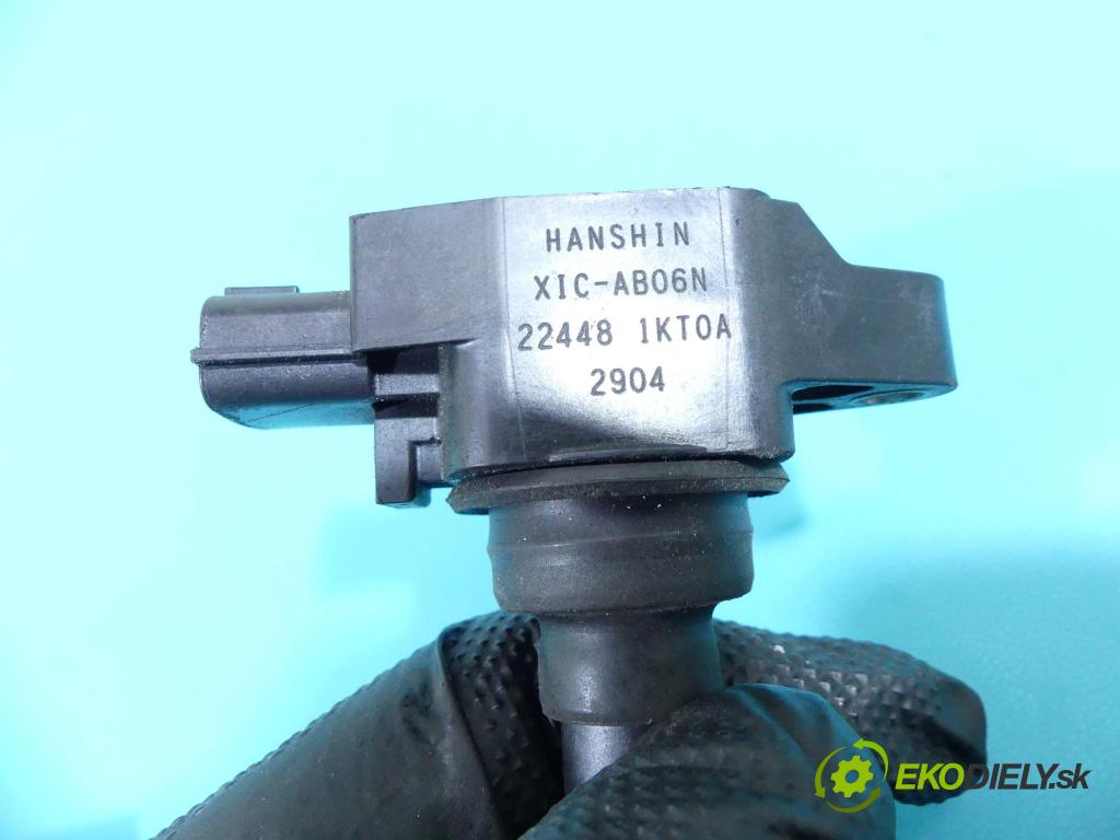 Nissan Juke I 2010-2019 1.6 16V 117 HP manual 86 kW 1598 cm3 5- cievka zapaľovacia 22448-1KT0A (Zapaľovacie cievky, moduly)