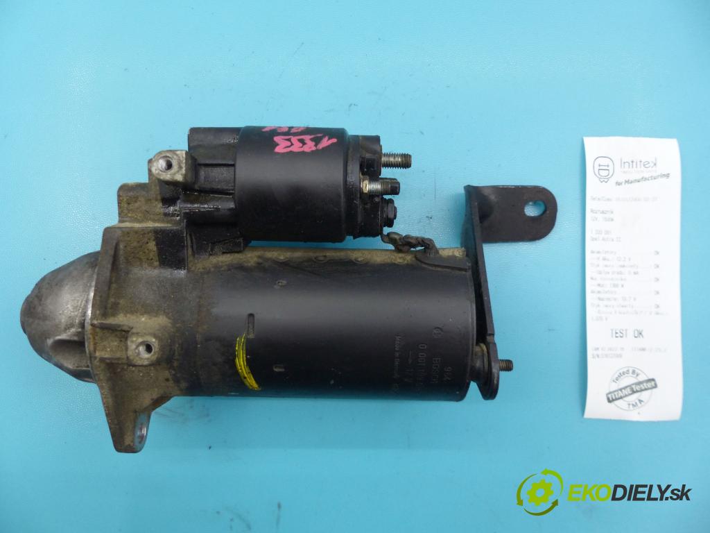 Opel Astra II 1998-2009 2.0 dtl 82 HP manual 60 kW 1995 cm3 5- štartér 0001109015 (Štartéry)
