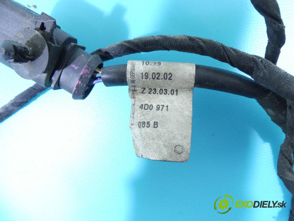 Audi A8 D2 1994-2002 2.8 V6 193 hp automatic 142 kW 2771 cm3 4- Balíček: nárazníku zadní 4D0971085B