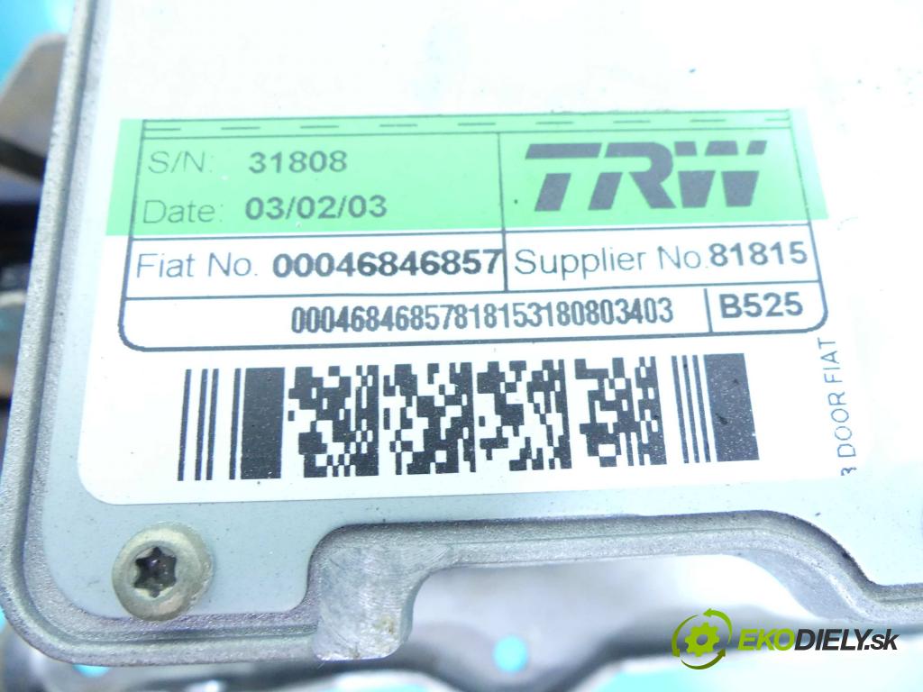 Fiat Stilo 1.6 16v 103 HP manual 76 kW 1596 cm3 3- čerpadlo posilovač 00046846857 (Servočerpadlá, pumpy riadenia)