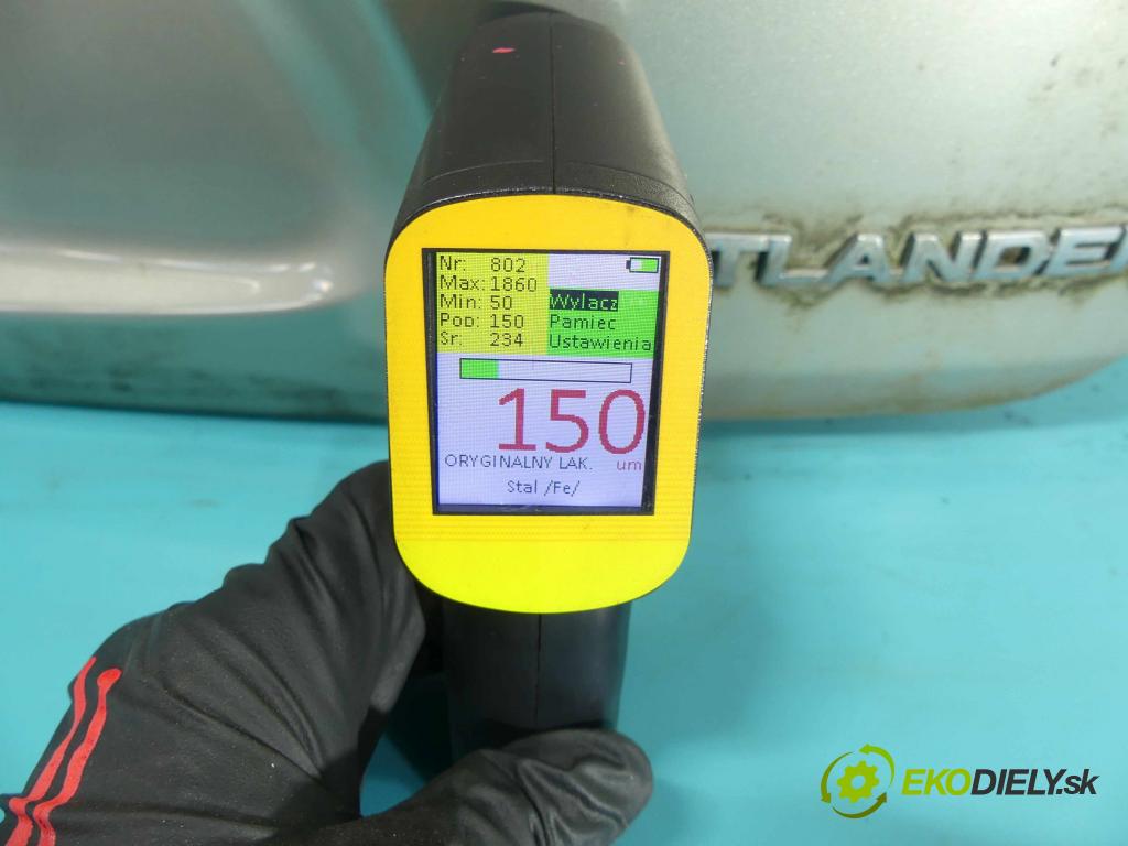 Mitsubishi Outlander II 2006-2013 2.2 DI-D 156 hp manual 115 kW 2179 cm3 5- zadní kufrové dveře  (Zadní kapoty)