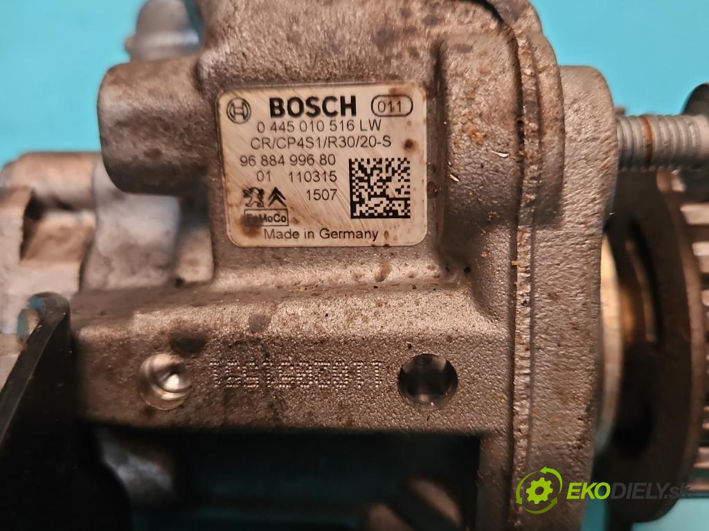 Citroen C4 II 2010-2017 1.6 hdi 92 HP manual 68 kW 1560 cm3 5- čerpadlo vstrekovacia 0445010516 (Vstrekovacie čerpadlá)