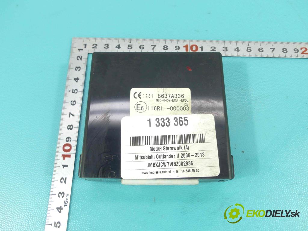 Mitsubishi Outlander II 2006-2013 2.2 DI-D 156 HP manual 115 kW 2179 cm3 5- modul riadiaca jednotka 8637A336 (Ostatné)