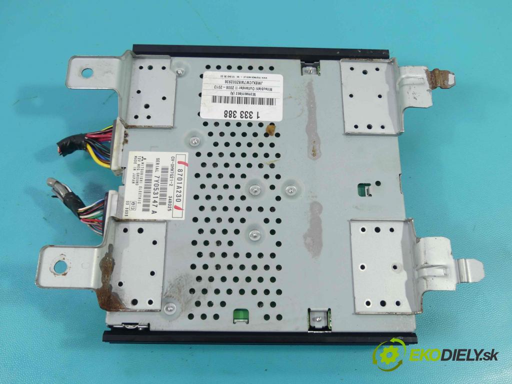 Mitsubishi Outlander II 2006-2013 2.2 DI-D 156 HP manual 115 kW 2179 cm3 5- Zesilovač: 8701A230 (Zosilňovače)