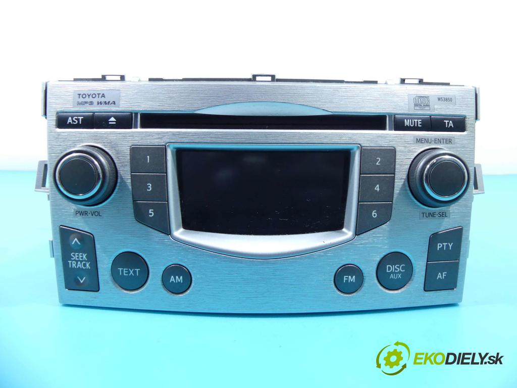 Toyota Verso 2009-2018 2.0 D4D 126 HP manual 93 kW 1998 cm3 5- Radio originál 86120-0F090