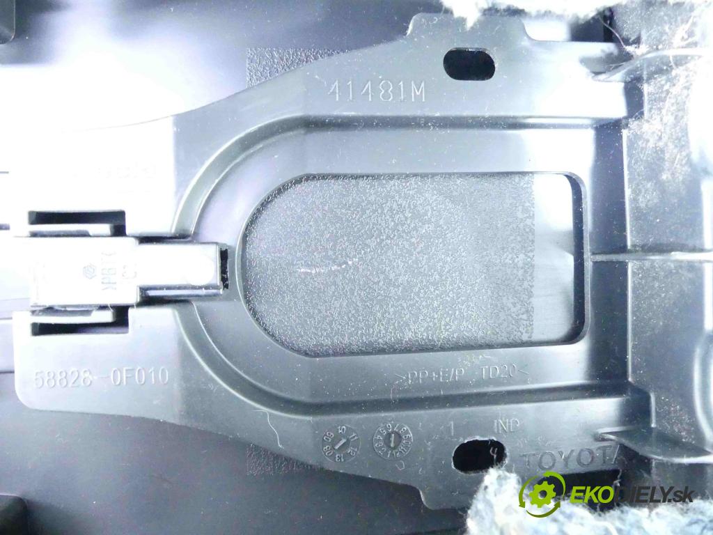 Toyota Verso 2009-2018 2.0 D4D 126 HP manual 93 kW 1998 cm3 5- operadlo 58828-0F010 (Lakťové opierky)