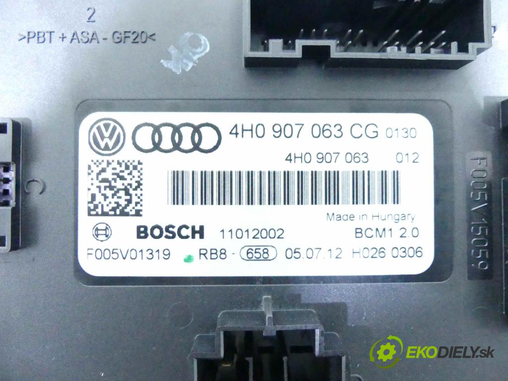 Audi A6 C7 2011-2018 2.0 TFSI 211KM automatic 155 kW 1984 cm3 4- modul řídící jednotka 4H0907063CG (Ostatní)