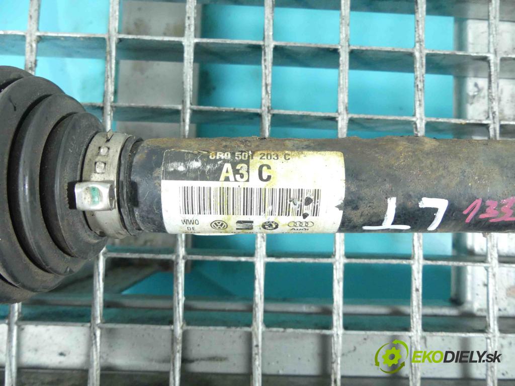 Audi A6 C7 2011-2018 2.0 TFSI 211KM automatic 155 kW 1984 cm3 4- poloos ľavé 8R0501203C (Poloosy)