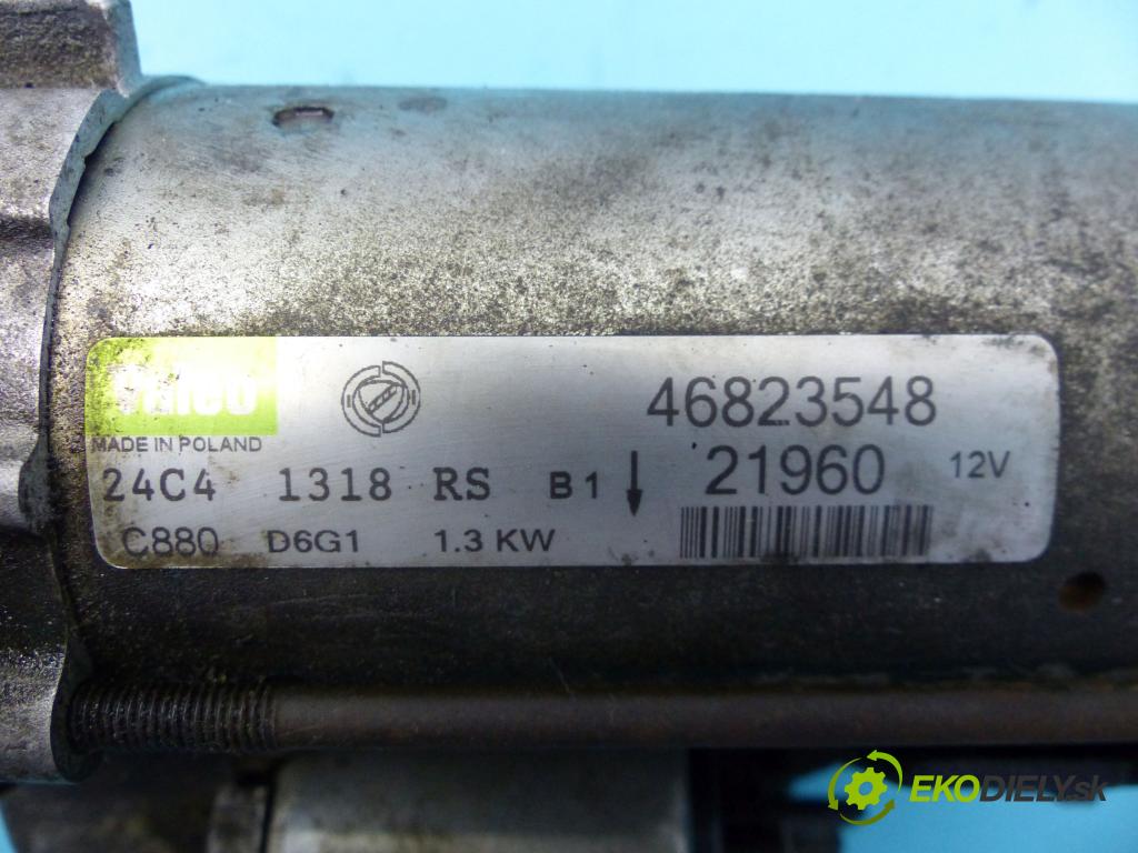 Fiat Punto II 1999-2010 1,3.0 jtd 69KM manual 51 kW 1248 cm3 5- štartér 46823548 (Štartéry)