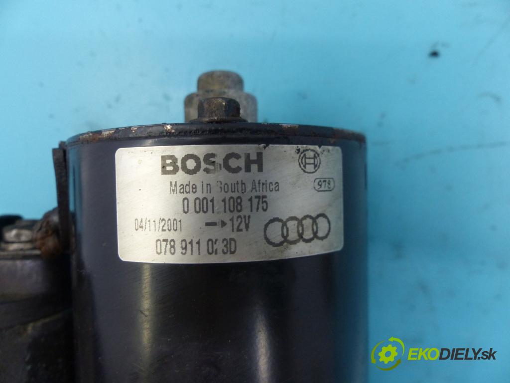 Audi A8 D2 1994-2002 2.8 V6 193 HP automatic 142 kW 2771 cm3 4- štartér 0001108175 (Štartéry)