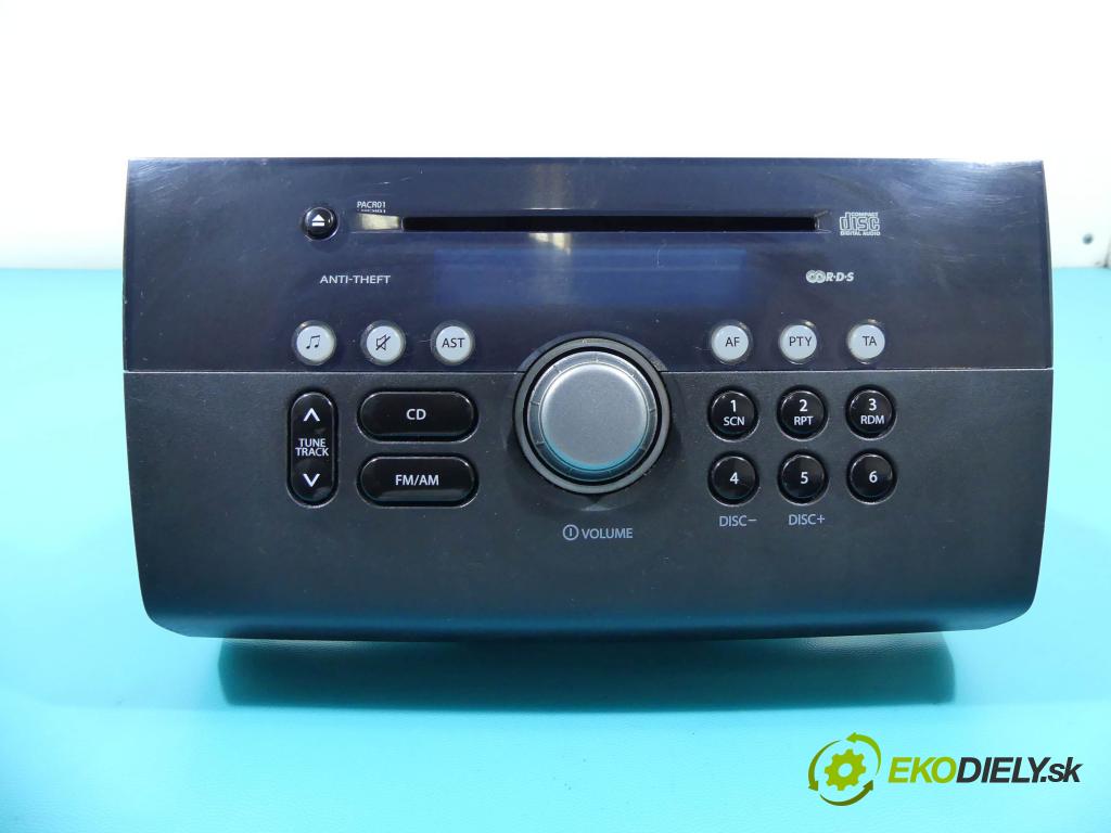 Suzuki Swift Mk6 2005-2010 1.3 16v 90 HP manual 66 kW 1328 cm3 5- Radio originál 39101-62J0