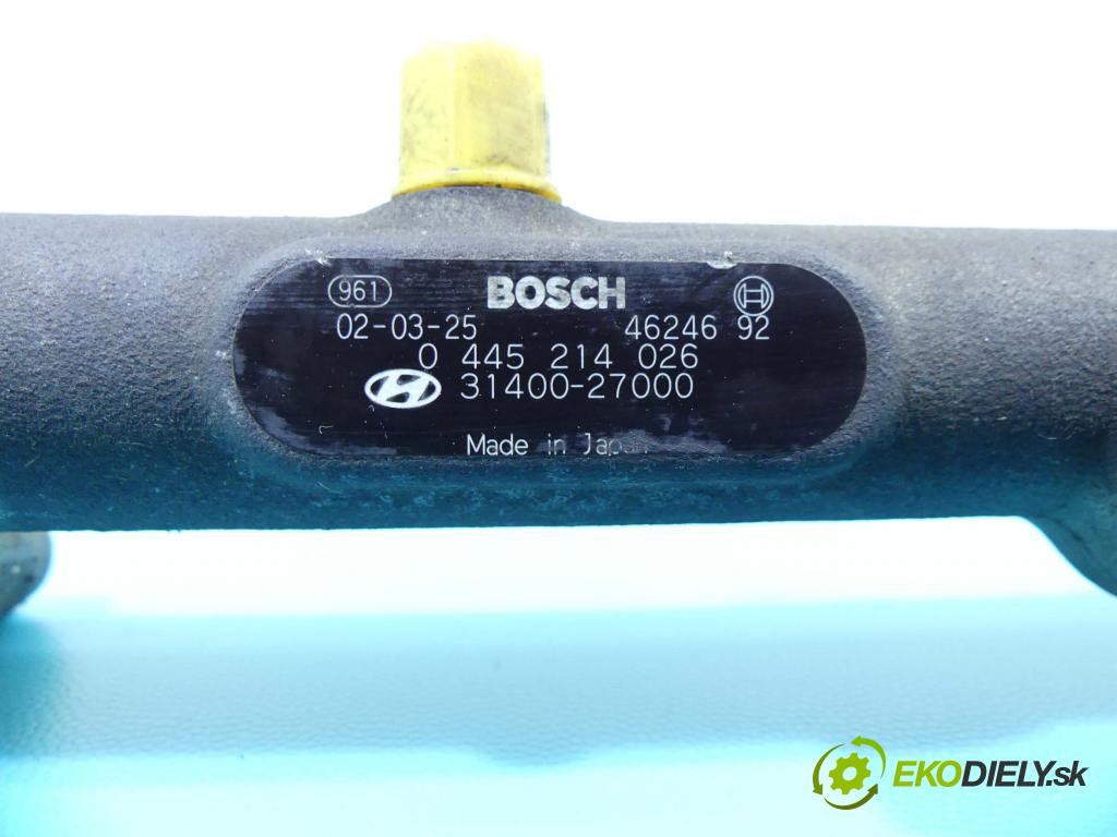 Kia Carens II 2002-2006 2.0 crdi 112KM manual 82,5 kW 1991 cm3 5- lišta vstrekovacia 0445214026 (Vstrekovacie lišty)