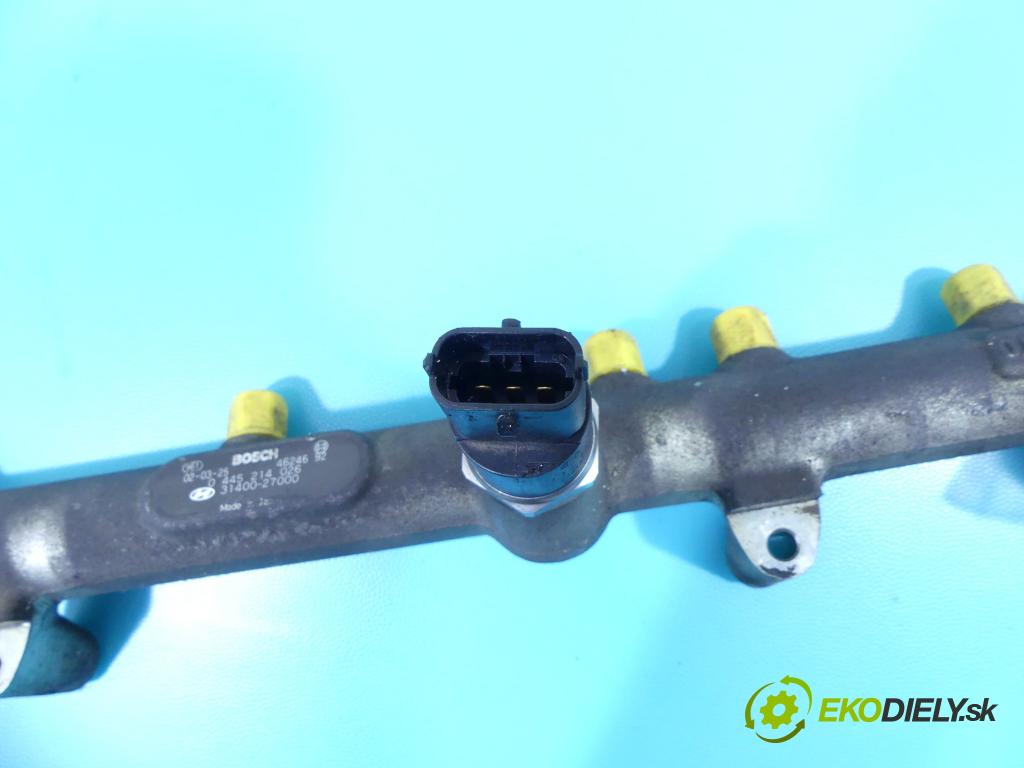 Kia Carens II 2002-2006 2.0 crdi 112KM manual 82,5 kW 1991 cm3 5- lišta vstrekovacia 0445214026 (Vstrekovacie lišty)