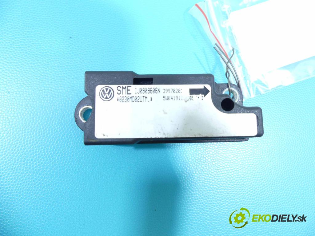 Vw Passat B5 1995-2005 1.9 tdi 90 HP manual 66 kW 1896 cm3 5- snímač šokovat: 1J0909606N (Snímače nárazu)