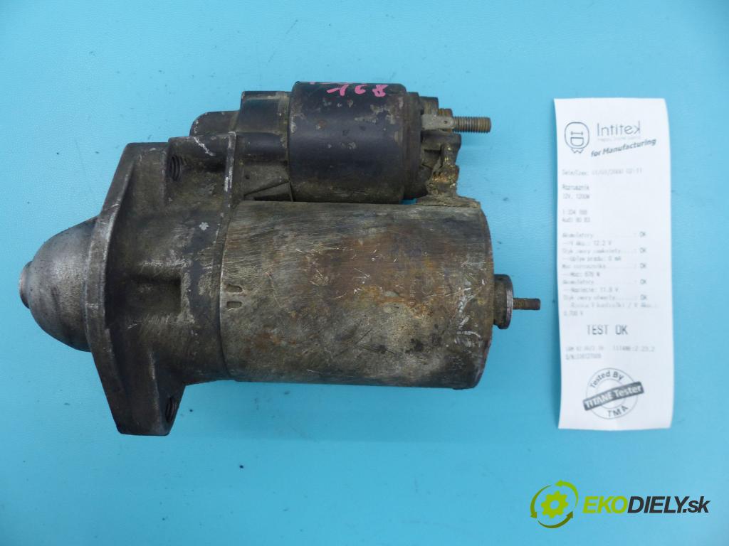 Audi 80 B3 1986-1991 1.6 TD 80 HP manual 59 kW 1570 cm3 4- štartér  (Štartéry)