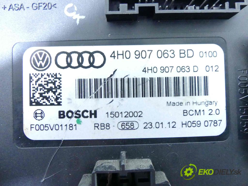 Vw Touareg II 2010-2018 3.0 tdi 245KM automatic 180 kW 2999 cm3 5- modul riadiaca jednotka 4H0907063BD (Ostatné)