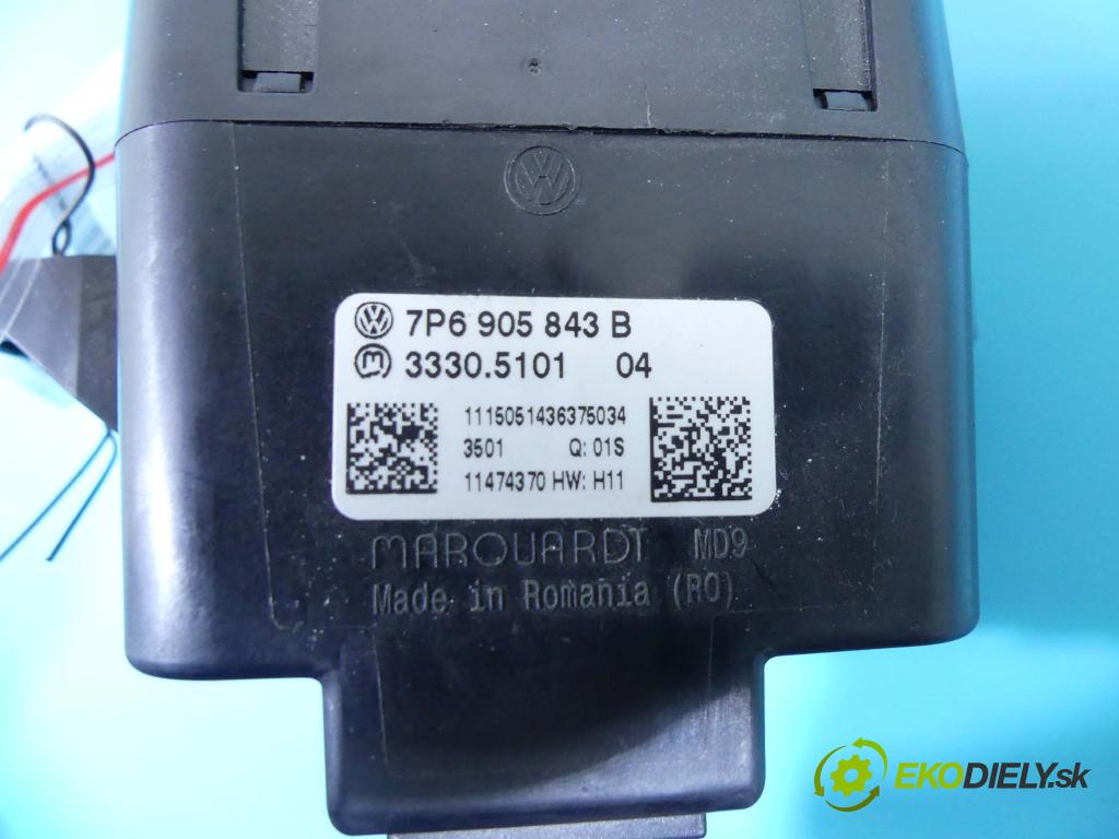 Vw Touareg II 2010-2018 3.0 tdi 245KM automatic 180 kW 2999 cm3 5- Spínačka 7P6905843B (Spínacie skrinky a kľúče)