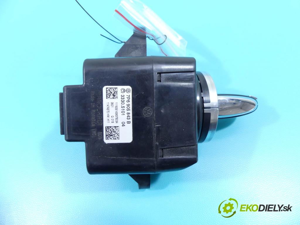 Vw Touareg II 2010-2018 3.0 tdi 245KM automatic 180 kW 2999 cm3 5- Spínačka 7P6905843B (Spínacie skrinky a kľúče)