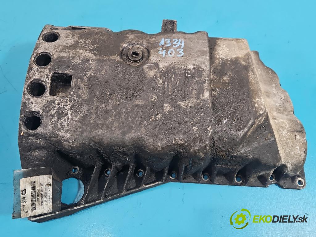 Renault Laguna II 2001-2007 1.9 dci 120 hp manual 88 kW 1870 cm3 5- vana olejová 8200066133 (Olejová vana)