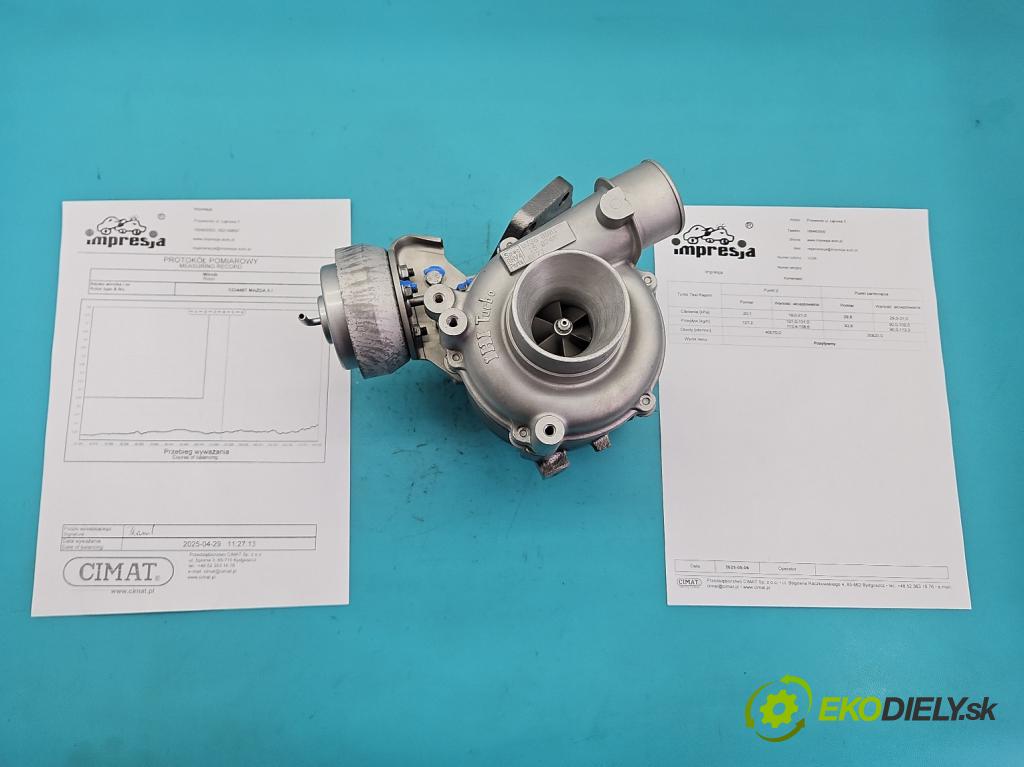 Mazda 5  2005-2010 2.0 citd 143 HP manual 105 kW 1998 cm3 5- turbodúchadlo, turbo repasovaná VJ36