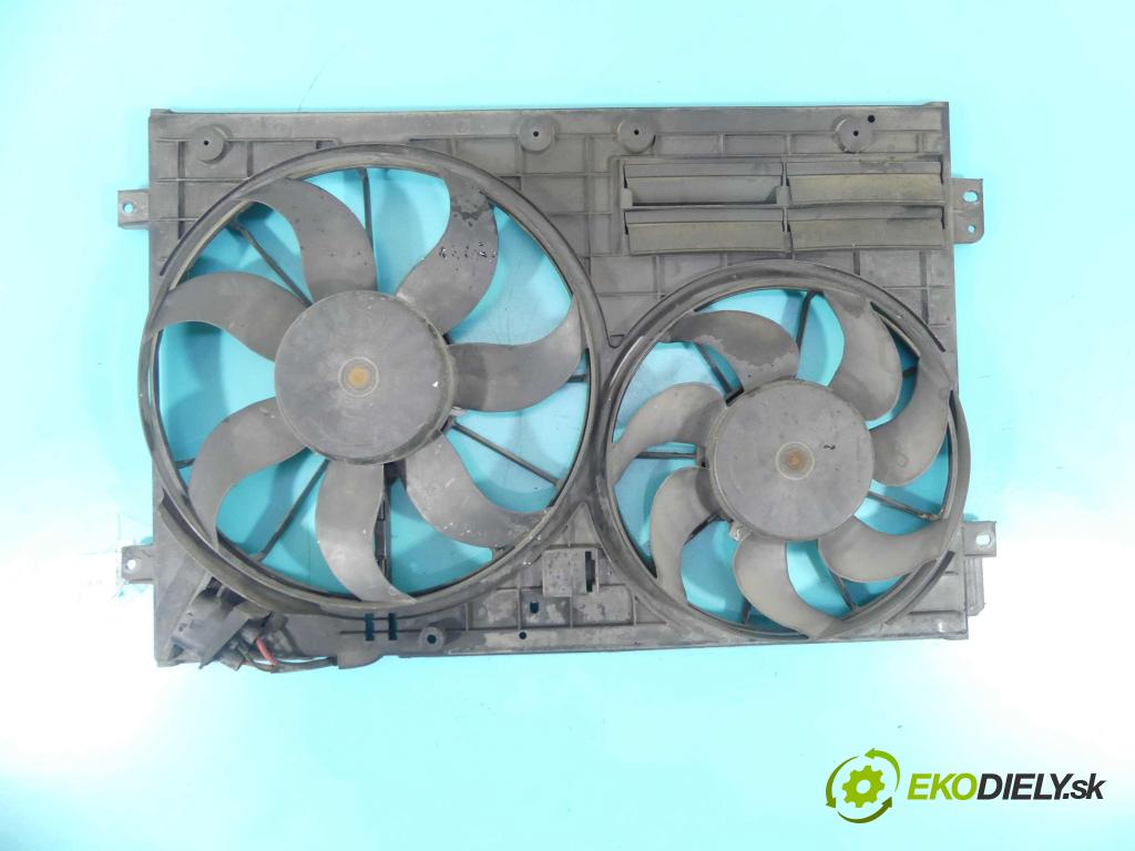 Skoda Superb II 2008-2015 2.0 tdi 170 HP automatic 125 kW 1968 cm3 4- Ventilátor chladiča 1K0959455DL