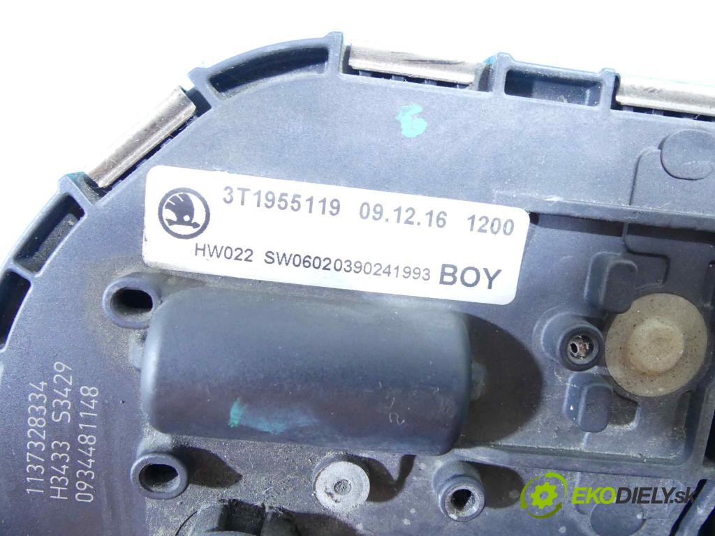 Skoda Superb II 2008-2015 2.0 tdi 170 hp automatic 125 kW 1968 cm3 4- motor stěračů přední 3T1955119