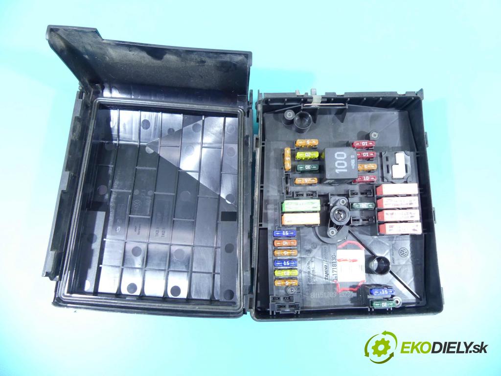 Skoda Superb II 2008-2015 2.0 tdi 170 hp automatic 125 kW 1968 cm3 4- skříňka pojistková 1K0937118 (Pojistkové skříňky)