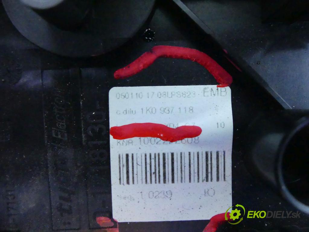 Skoda Superb II 2008-2015 2.0 tdi 170 hp automatic 125 kW 1968 cm3 4- skříňka pojistková 1K0937118 (Pojistkové skříňky)