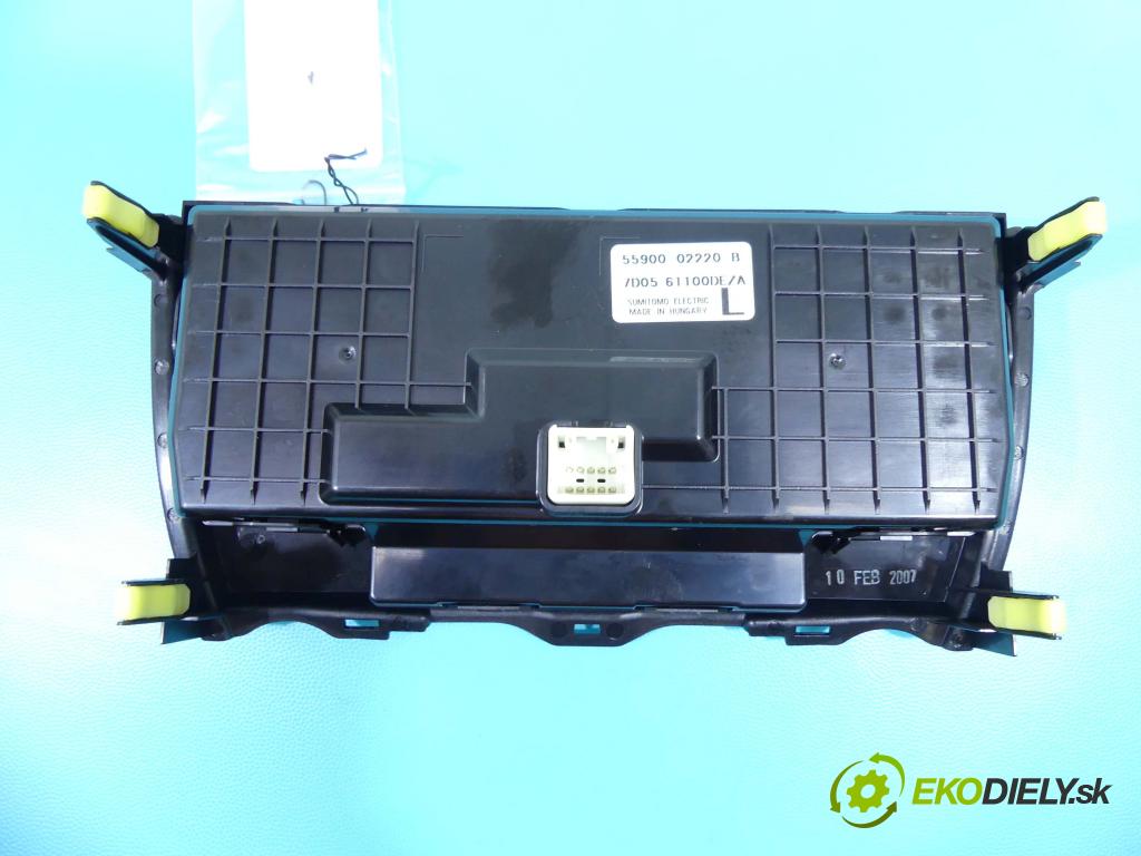 Toyota Auris I 2006-2013 2.0 D4D 126 HP manual 93 kW 1998 cm3 5- panel kúrenia 55900-02220