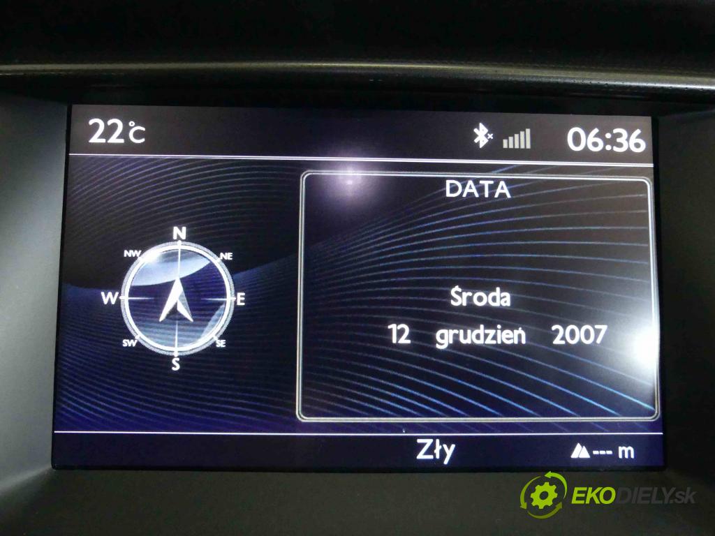 Peugeot 508 2010-2018 2.0 hdi 163 HP automatic 120 kW 1997 cm3 4- Zobrazit: 9804376180 (Prístrojové dosky, displeje)
