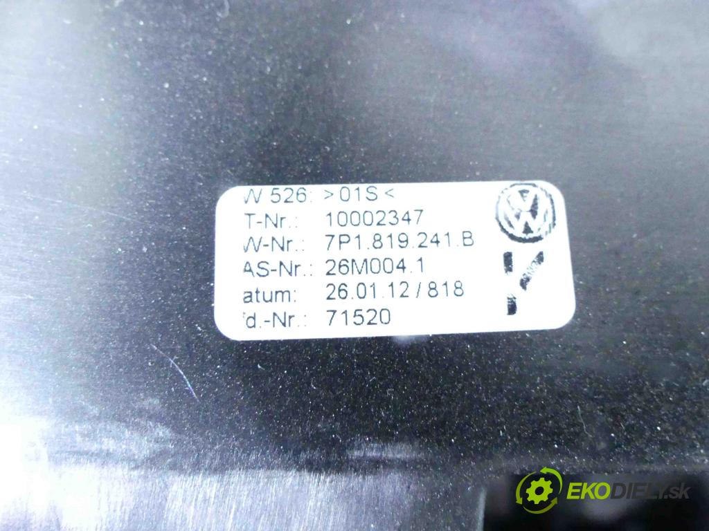 Vw Touareg II 2010-2018 3.0 tdi 245KM automatic 180 kW 2999 cm3 5- kokpit,pristrojová doska rozdeľovacia 7P1819633A
