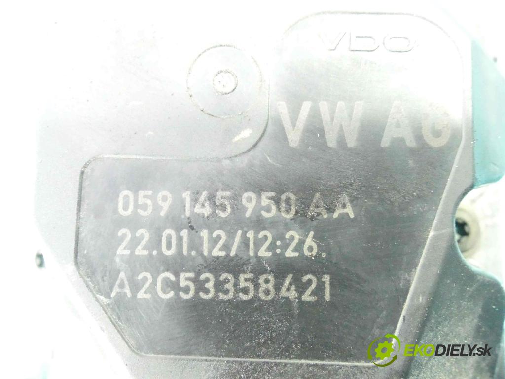 Vw Touareg II 2010-2018 3.0 tdi 245KM automatic 180 kW 2999 cm3 5- klapka 059145950AA (Škrtiace klapky)