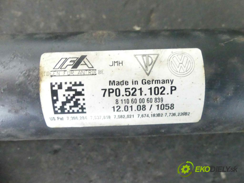 Vw Touareg II 2010-2018 3.0 tdi 245KM automatic 180 kW 2999 cm3 5- Hřídel: 7P0521102P (Kardaňové hriadele)