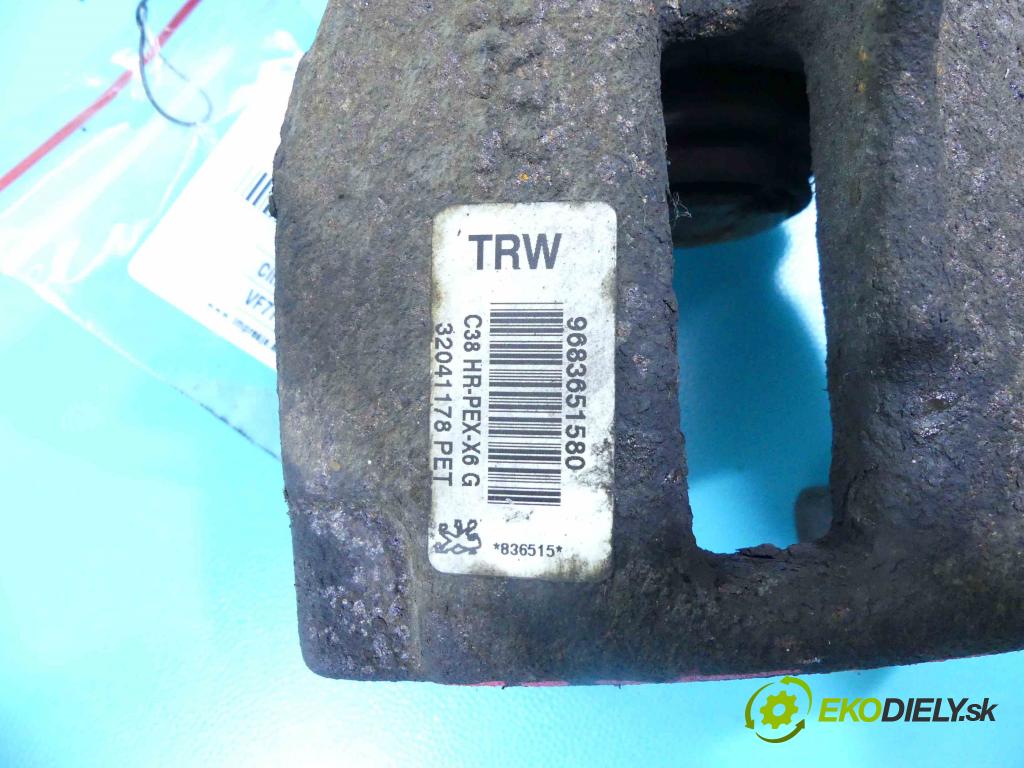 Citroen C6 2005-2012 2.7 hdi 204 HP automatic 150 kW 2720 cm3 4- brzdič zadné ľavý 9683651580 (Ostatné)
