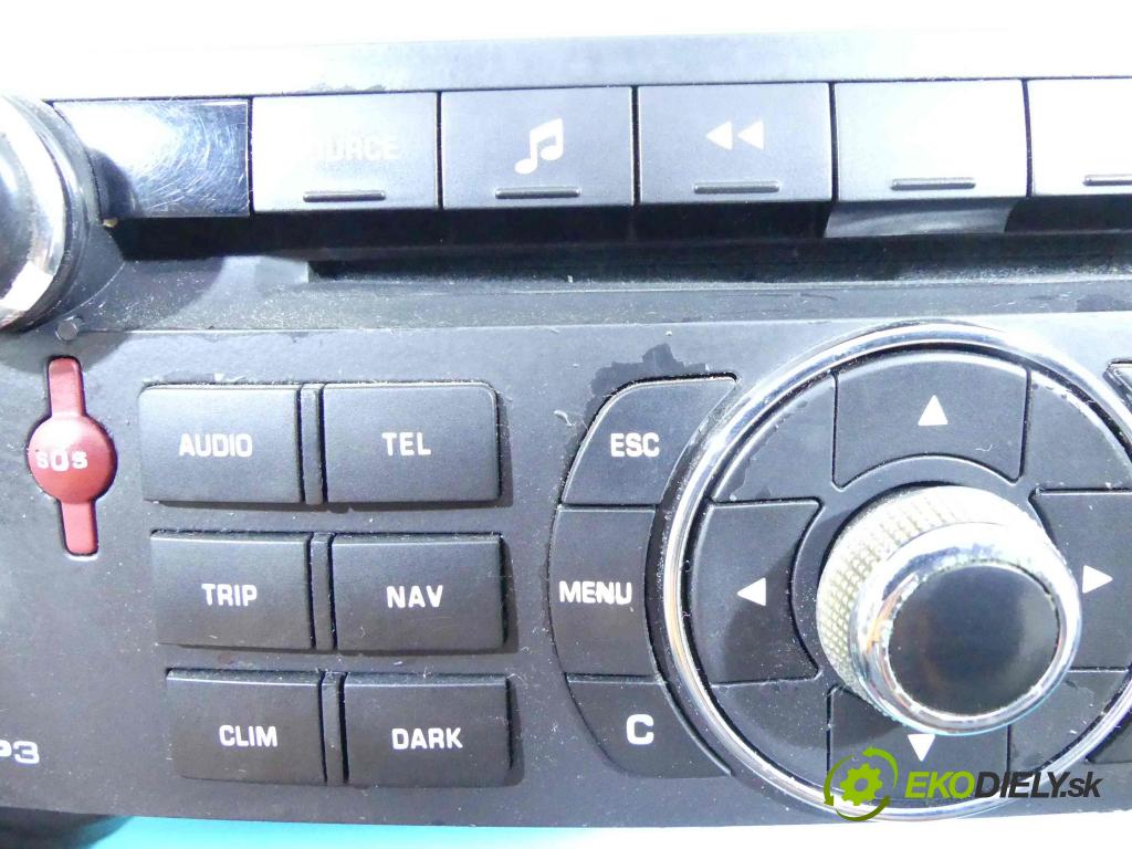 Citroen C6 2005-2012 2.7 hdi 204 HP automatic 150 kW 2720 cm3 4- Radio originál 96650986ZD