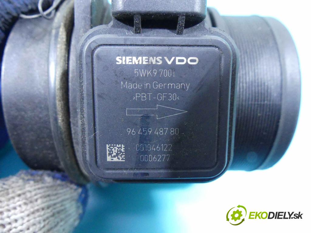 Citroen C6 2005-2012 2.7 hdi 204 HP automatic 150 kW 2720 cm3 4- průtokoměr: 9645948780 (Váhy vzduchu)