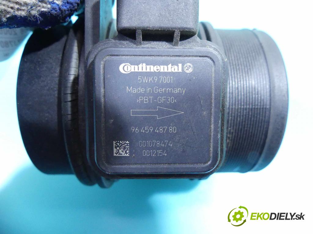 Citroen C6 2005-2012 2.7 hdi 204 HP automatic 150 kW 2720 cm3 4- průtokoměr: 5WK97001 (Váhy vzduchu)