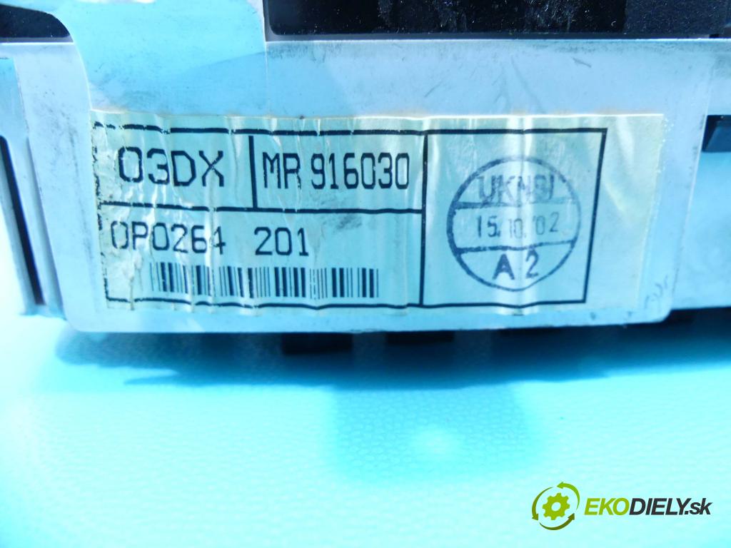 Mitsubishi Carisma 1.9 dci 116 HP manual 85 kW 1870 cm3 5- prístrojovka/ budíky MR916030 (Prístrojové dosky, displeje)