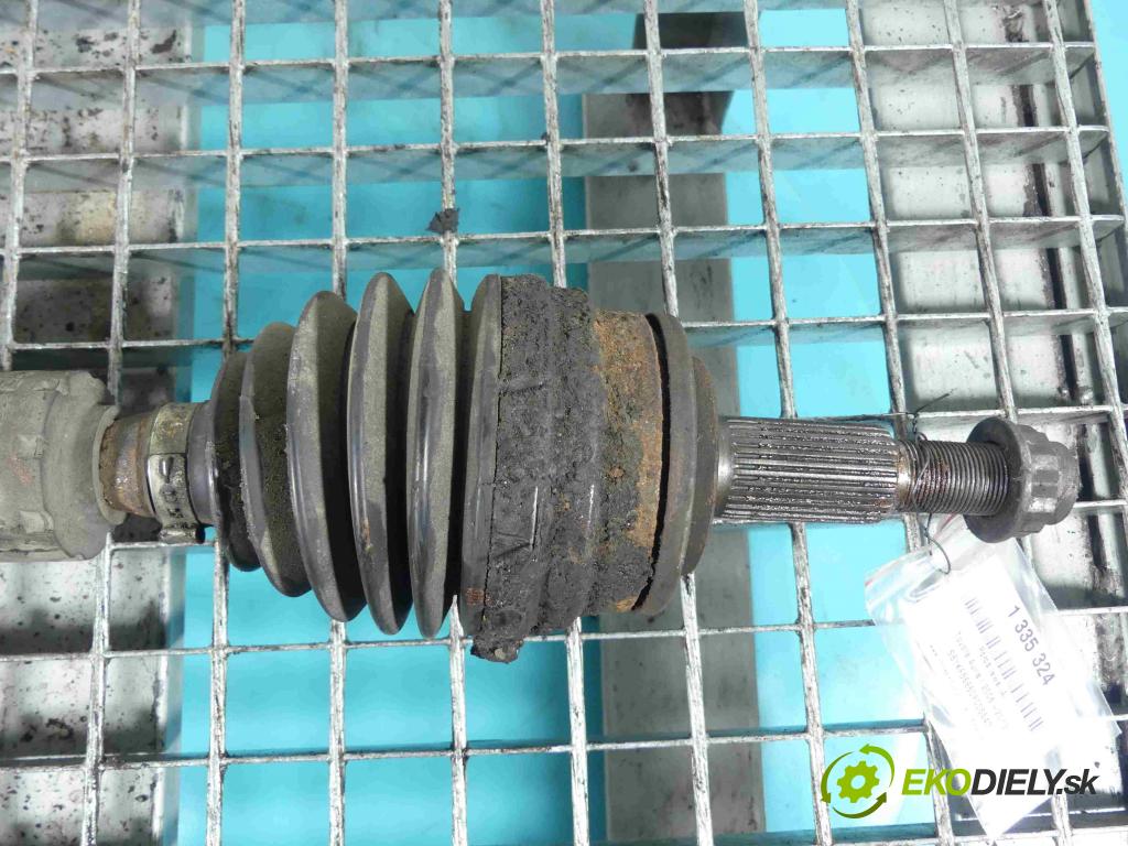 Toyota Auris I 2006-2013 2.0 D4D 126 HP manual 93 kW 1998 cm3 5- poloos ľavé 4342002630 (Poloosy)