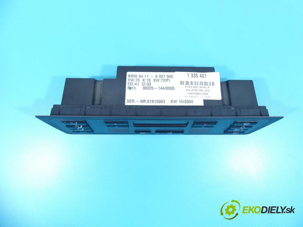 Bmw X5 E53 1999-2006 3.0 R6 231 HP automatic 170 kW 2979 cm3 5- panel kúrenia 6927900