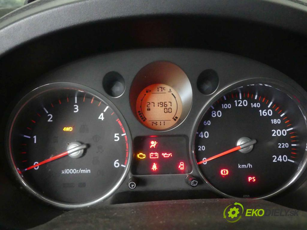 Nissan X-trail II T31 2008-2013 2.0 dci 150 HP manual 110 kW 1995 cm3 5- prístrojovka/ budíky 0705170080B (Prístrojové dosky, displeje)