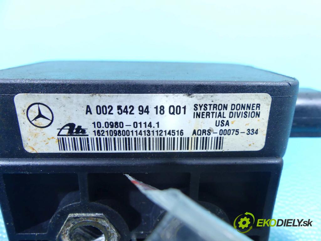Mercedes C W203 2000-2007 2.0 kompressor 163 HP manual 120 kW 1998 cm3 4- snímač ESP A0025429418